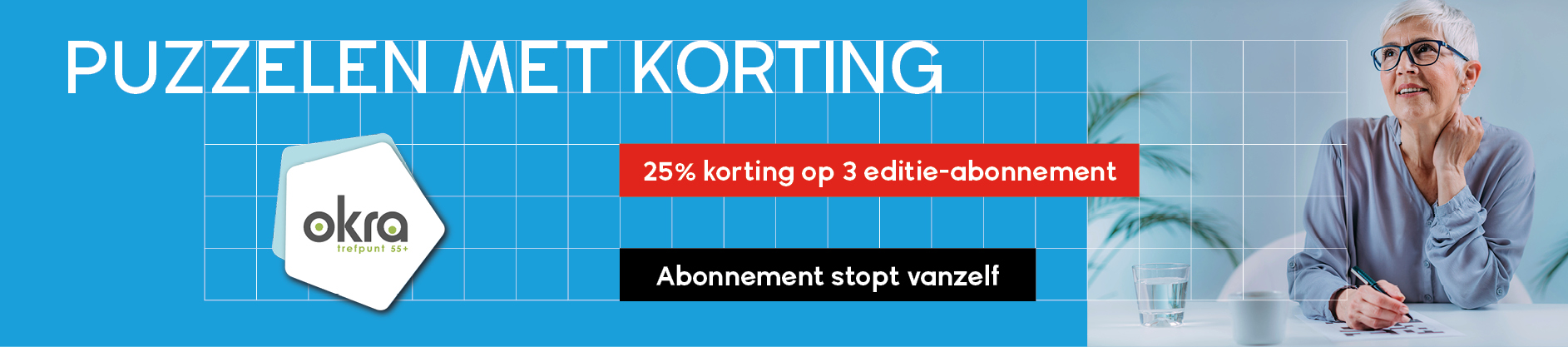 Geniet van 25% ledenkorting